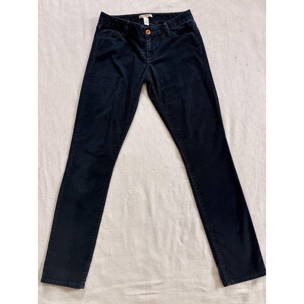 Banana Republic Navy Corduroy Pants Size 27 Straight Fit